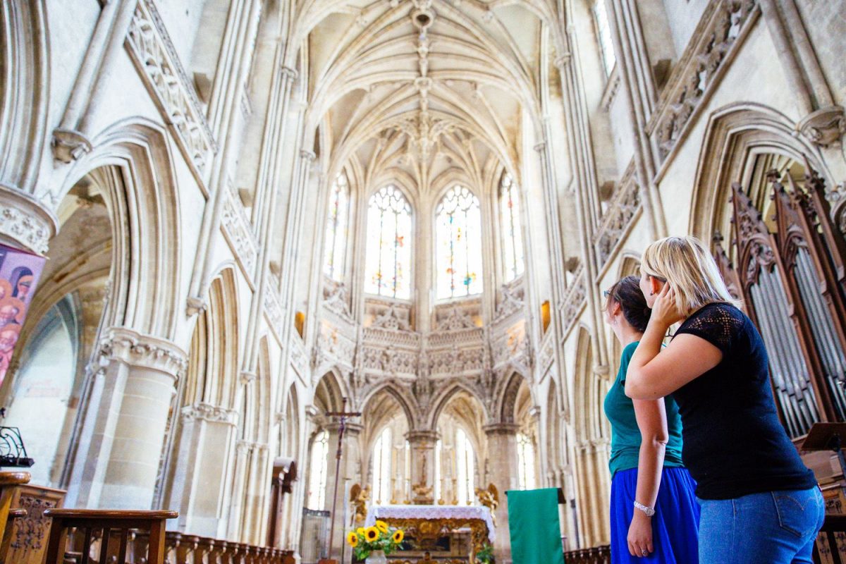 Visite de l'église Saint-Pierre à Caen