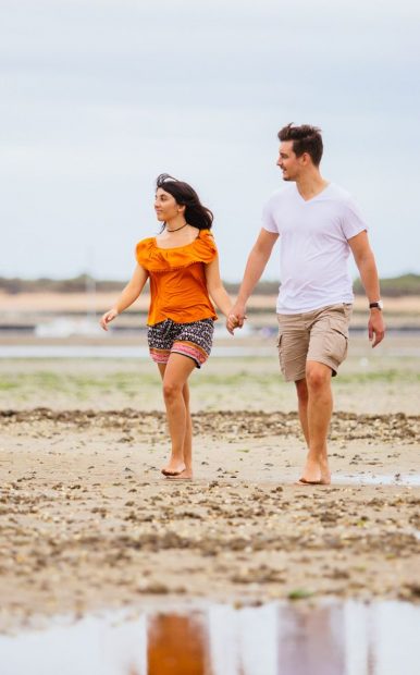 Het estuarium van de Orne, een levend schilderij