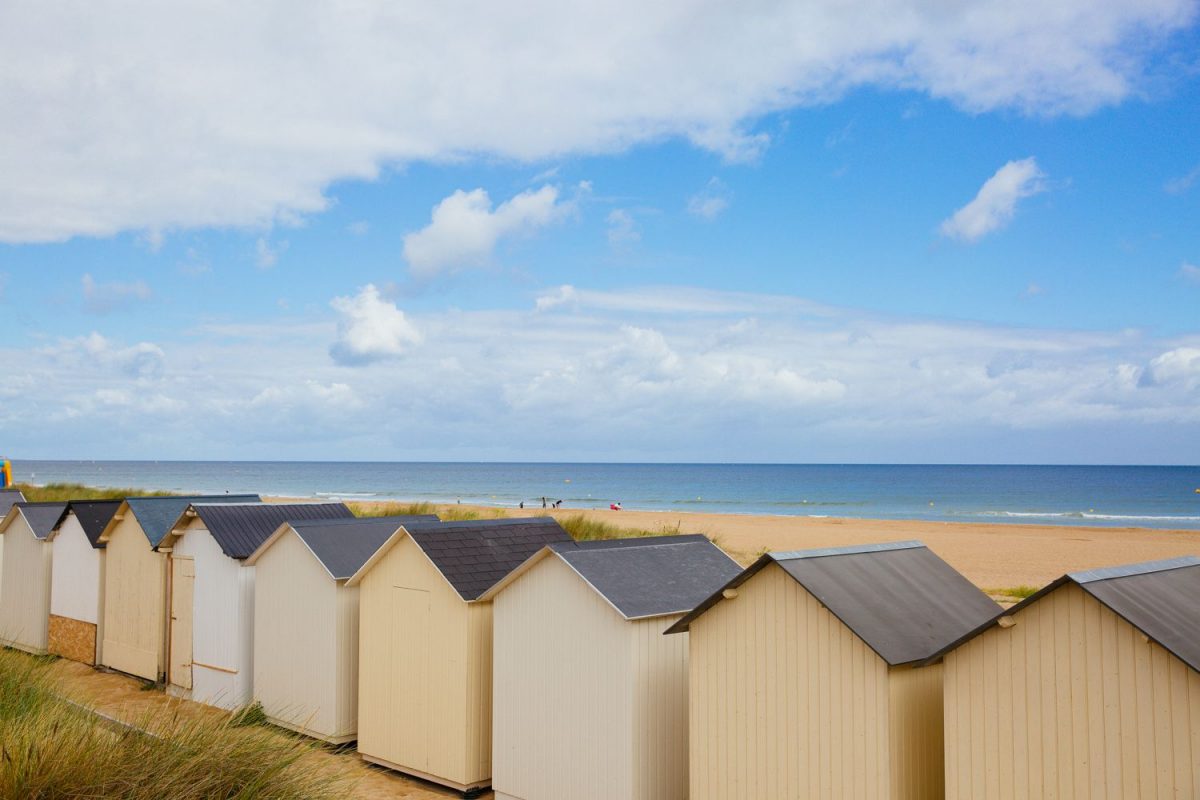 Les cabines de Ouistreham