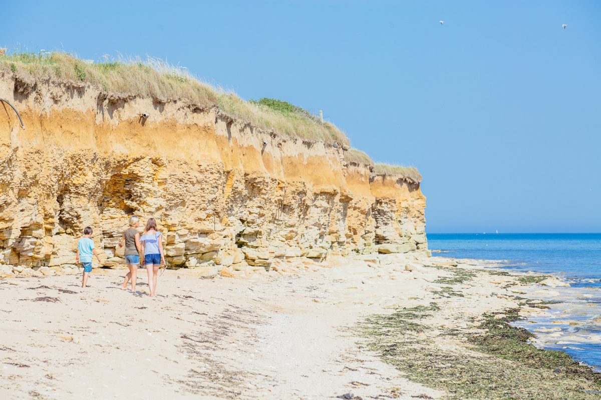 Falaise des Confessionnaux de Lion sur mer