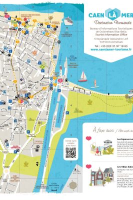 Kaart van Ouistreham (FR/EN)