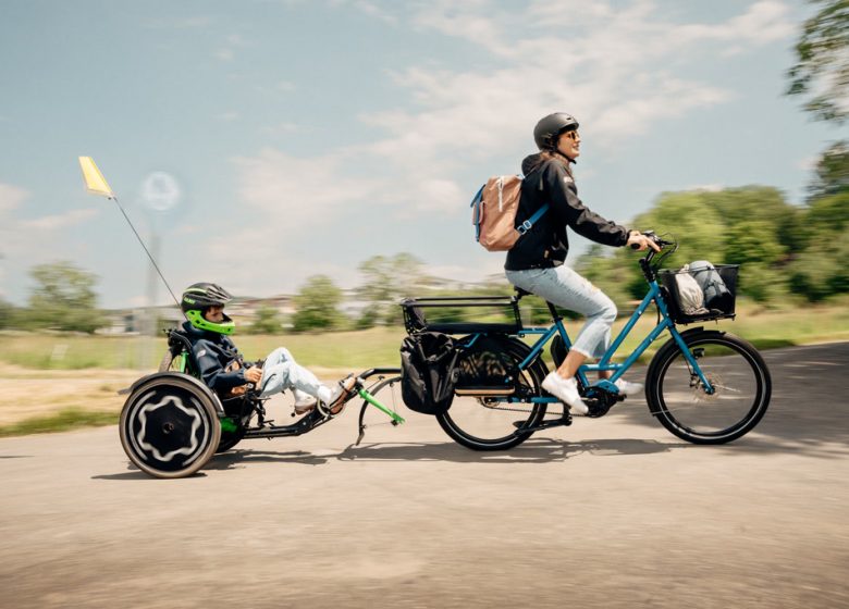 Le tricycle enfant TRETS de Hase Bike (indépendant ou raccordé à un vélo)