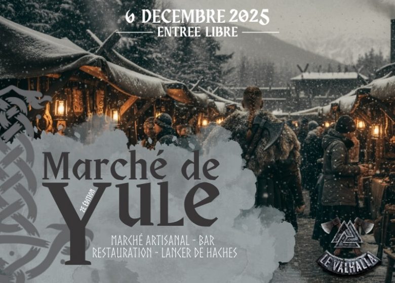 Affiche_officielle_Marché de Yule_6 décembre 2025_Le Valhalla_bar_Caen_viking_artisanat (web)