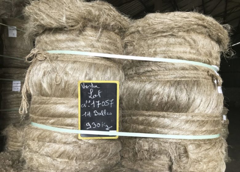 Botte de lin de la Ferme Saint Vaast