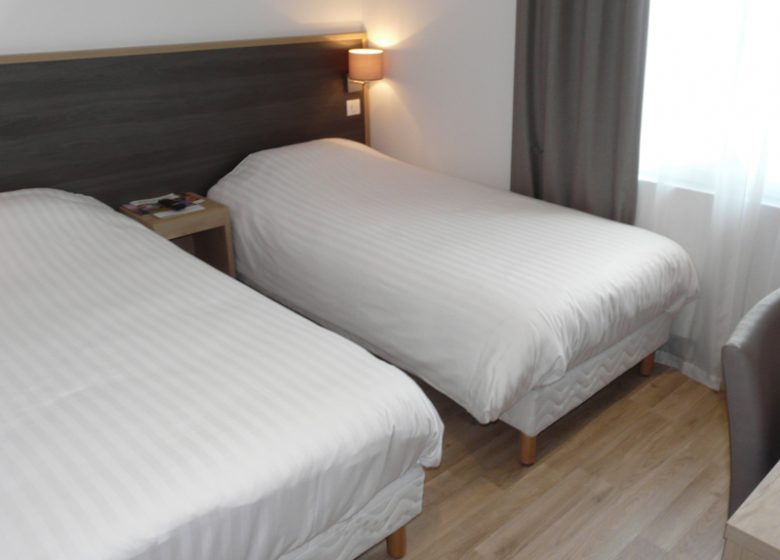 Chambre de l'Hotel Mary's à Caen