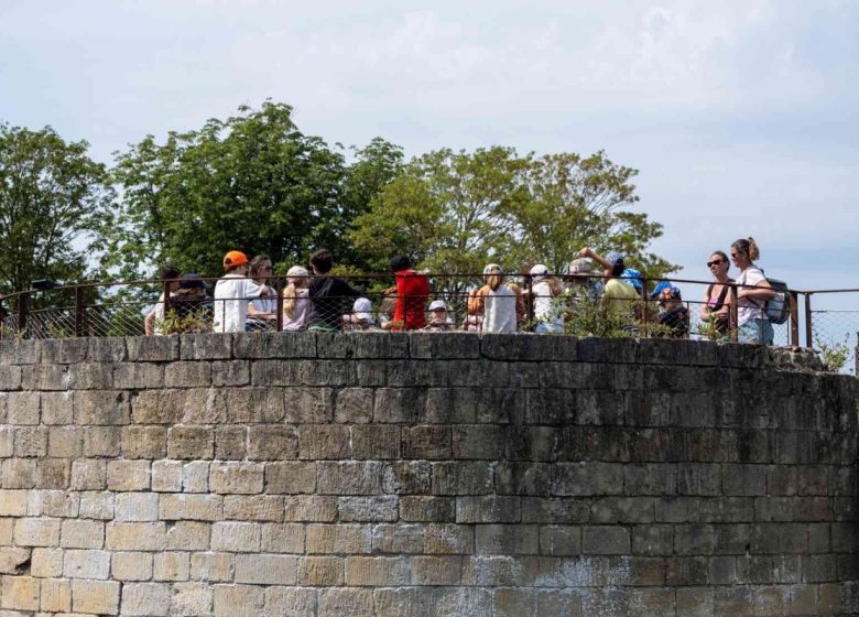 La visite du château de Caen