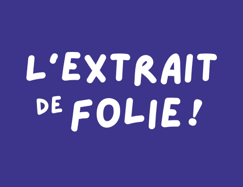 L’Extrait de Folie – Logo – Logo – Principal Bleu sans slogan