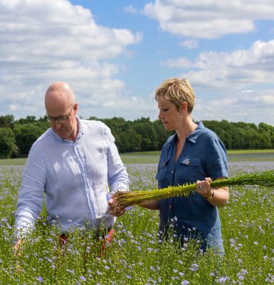 Bezoek Aan De Saint-Vaast Boerderij En Ontdekking Van Vlas