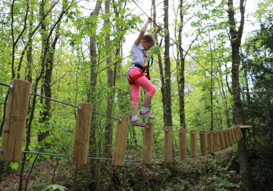 Passage sur le cable