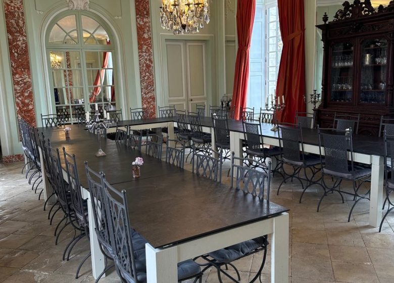 Salle à manger château de villers bocage