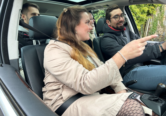 cecile-normandy-visits-voiture