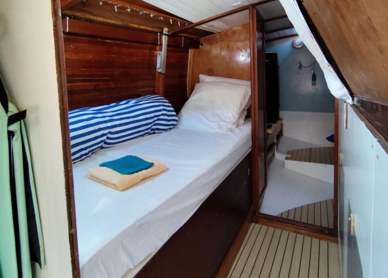 Balade en mer avec skipper à bord du bateau Le Saga Ouistreham Normandie