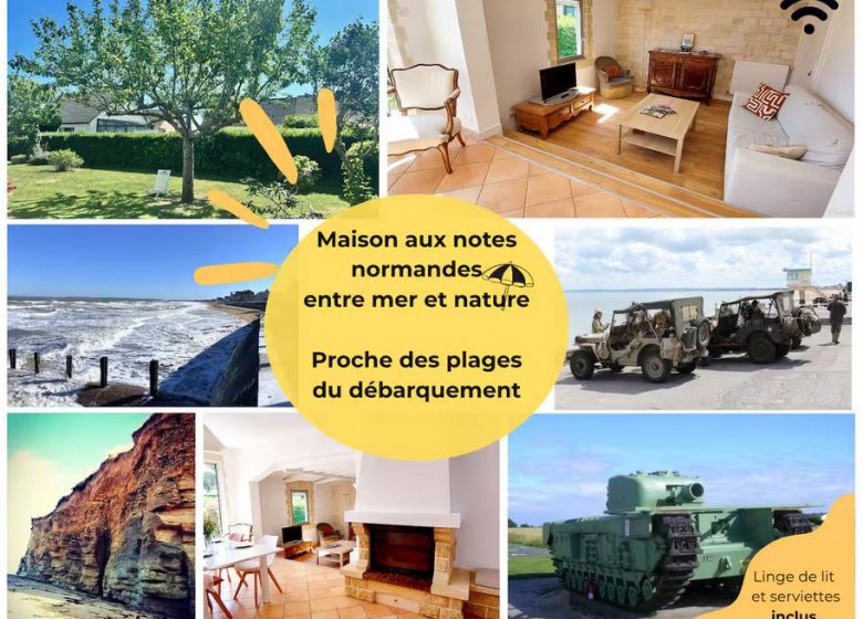 Gîte Le Pommier Hermanville sur mer Normandie