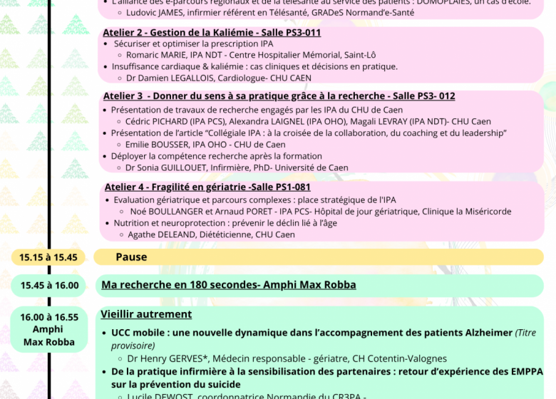 4ème Séminaire Normand des Infirmiers en Pratique Avancée - Juin 