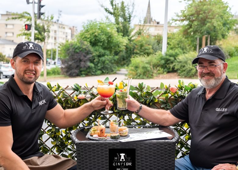 Gini's Bar Caen Normandie tapas cocktails