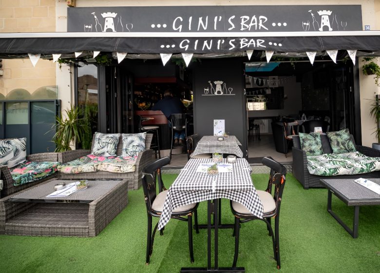 Gini's Bar Caen Normandie tapas cocktails